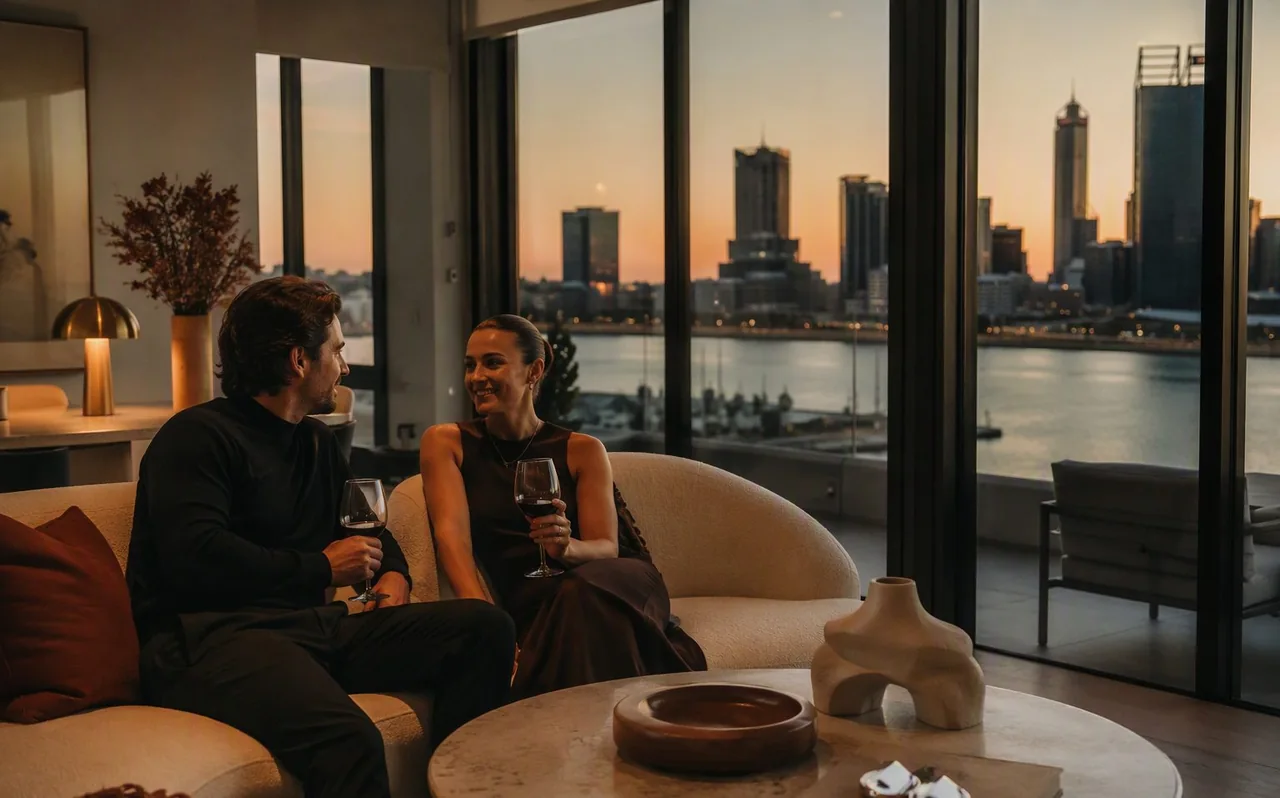Dating Discreetly in a Two-Degree City